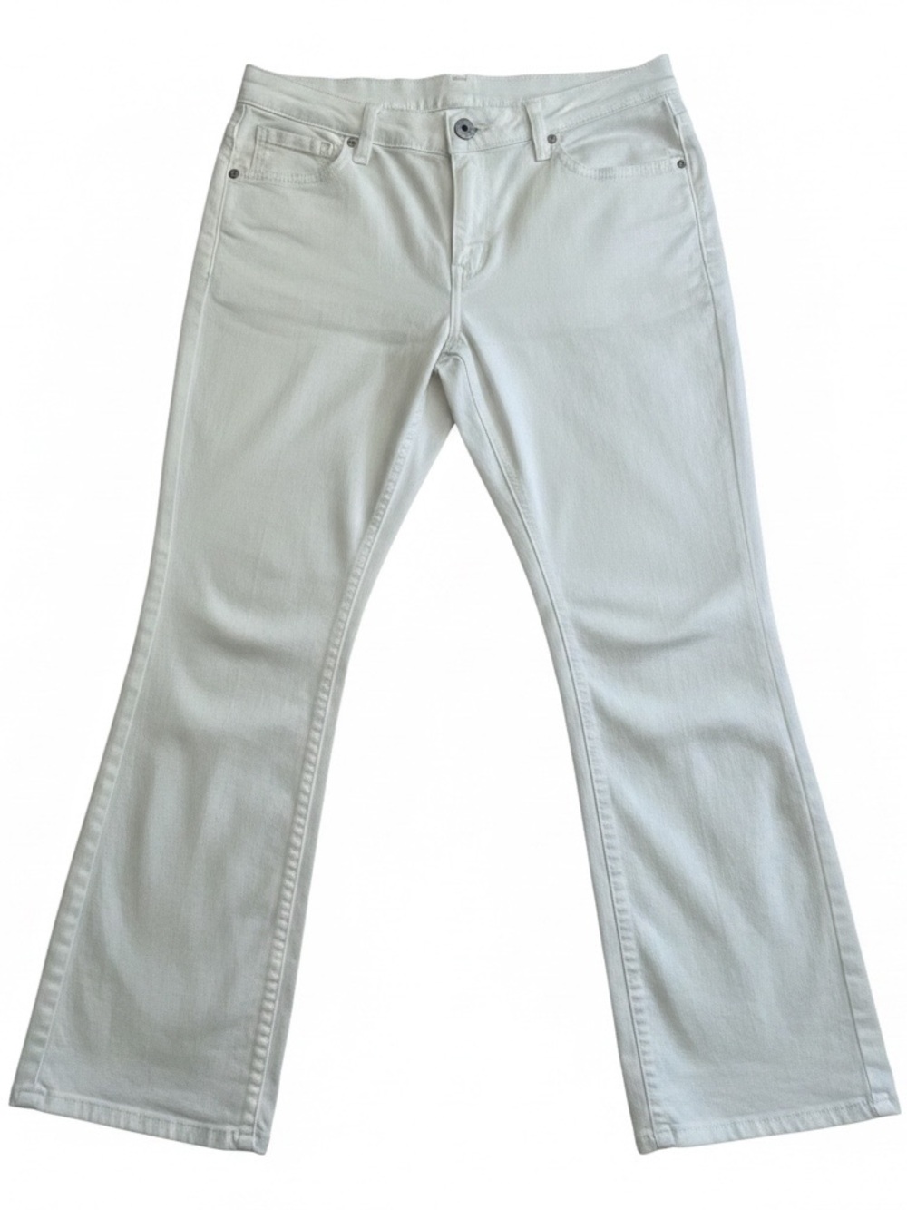 Women’s Lane Bryant White Capri Jeans -Plus Size 26W.